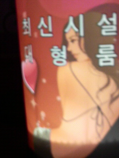 韓国のカラオケの看板