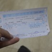 インドのバラナシ行きのチケット