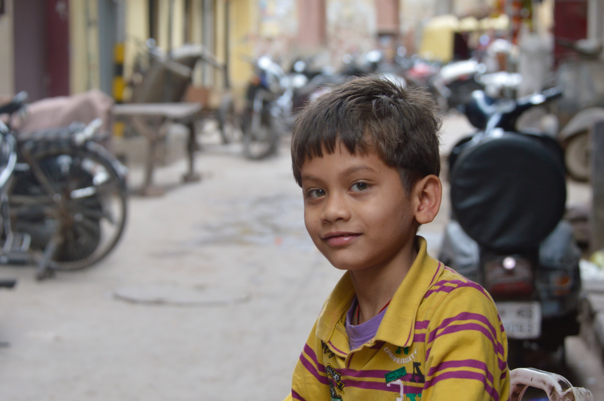 インド、ニューデリーの子供