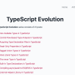 【読んだ】TypeScript-Evolution